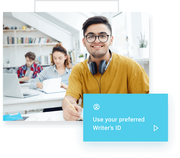 Use your preferred Writers ID